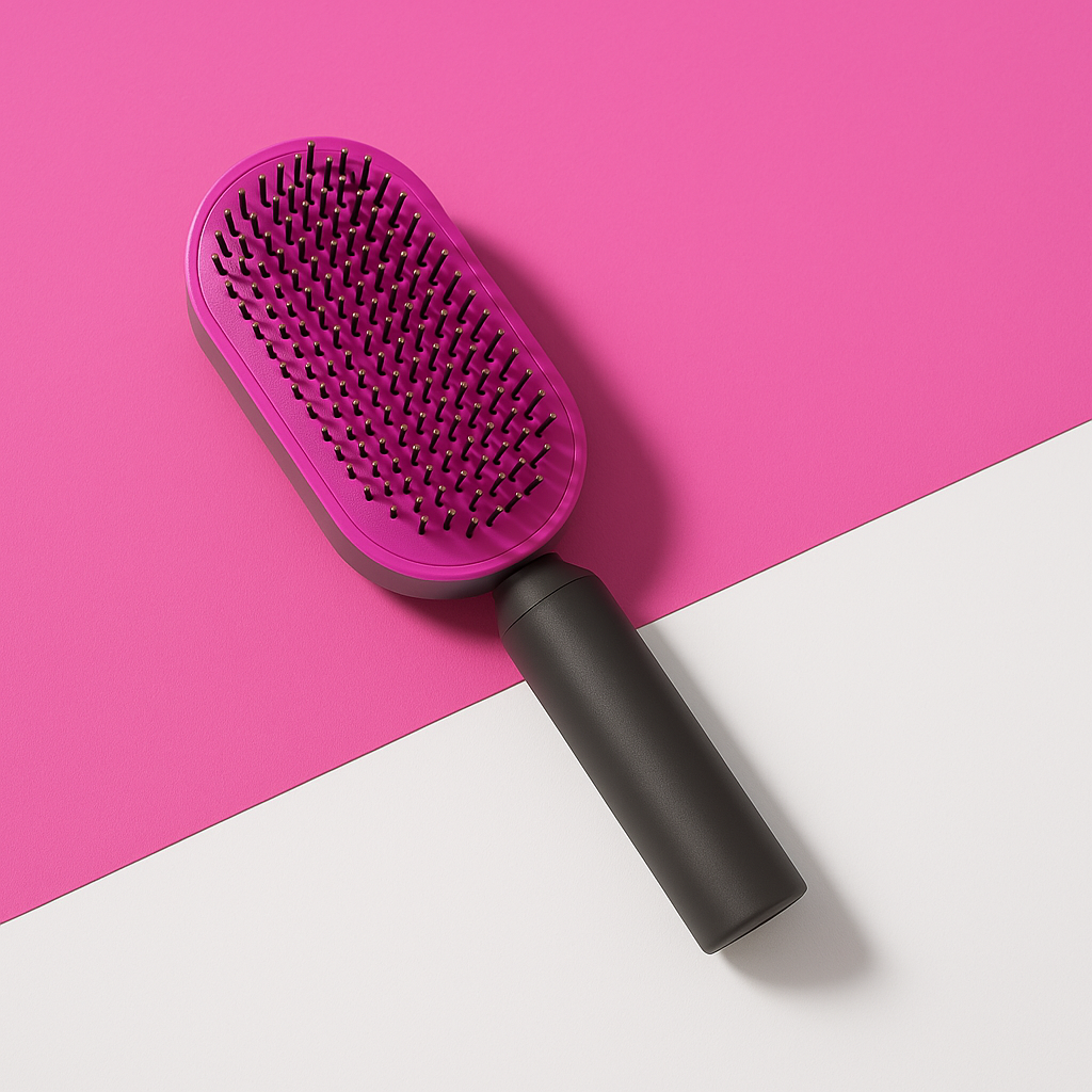 Self-Cleaning Hair Brush-1